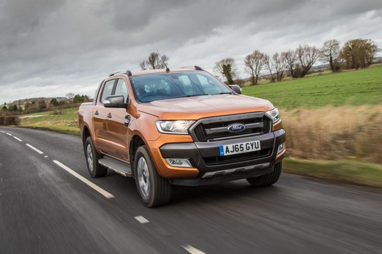 Ford Ranger driving