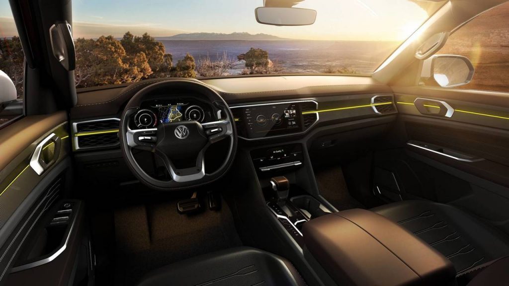 Volkswagen Atlas Tanoak interior