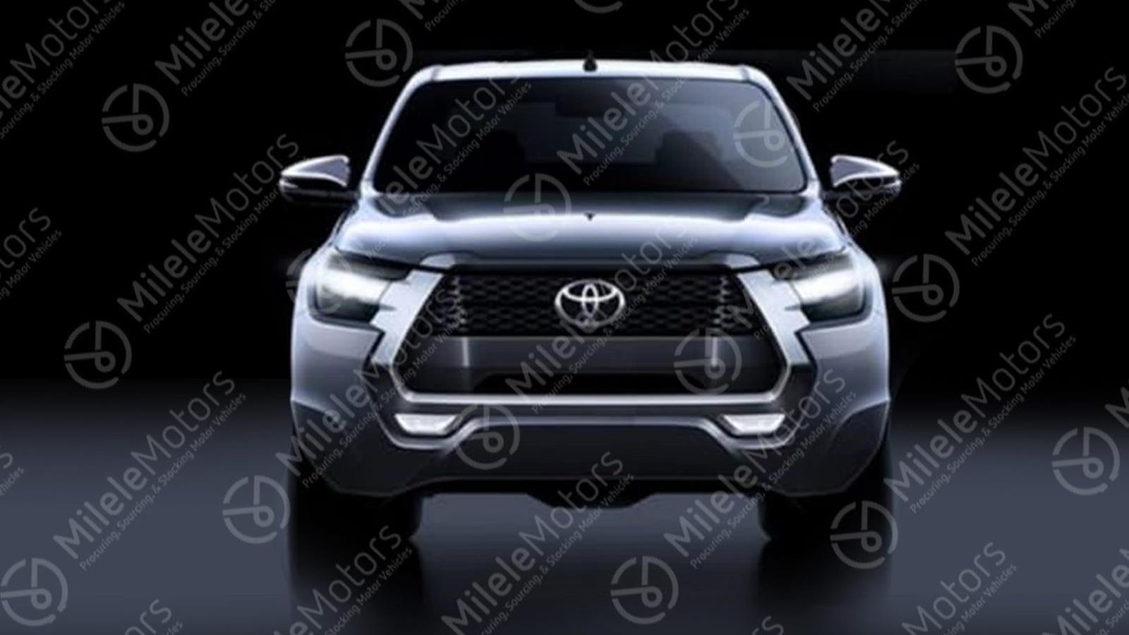 The 2021 Toyota Hilux has a more aggressive front end