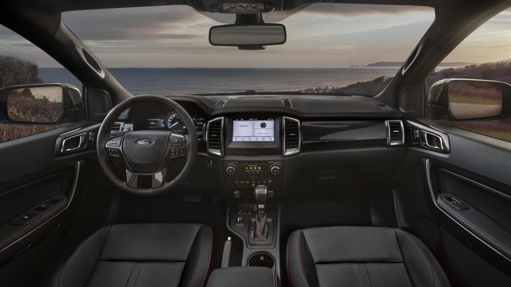 The Ford Ranger Thunder gets an upgraded interior