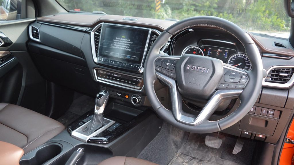The Isuzu D-Max 2021 MY has an improved interior