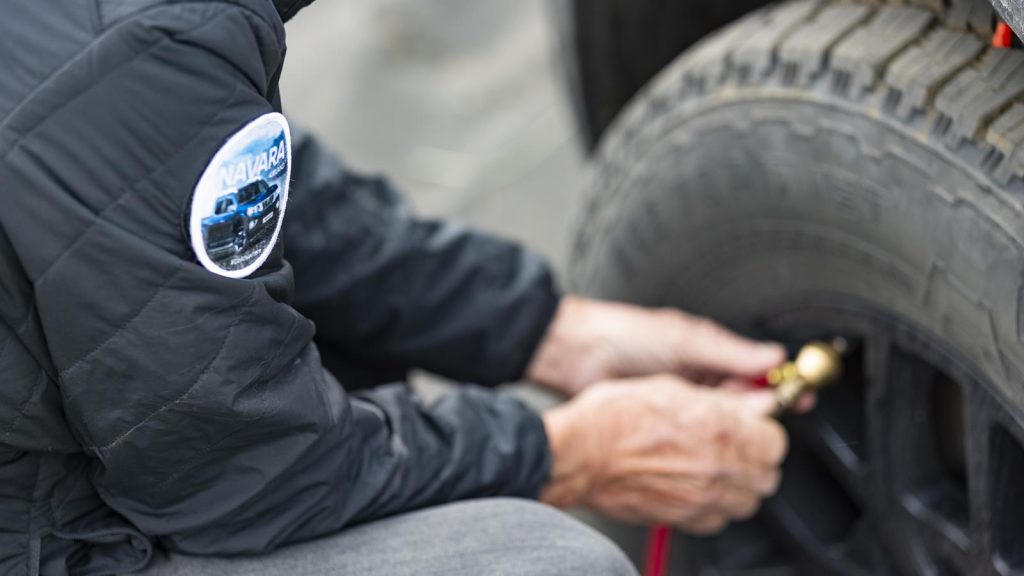 Only tyre pressure changes were needed for the Nissan Navara to tackle Iceland and its beaches.