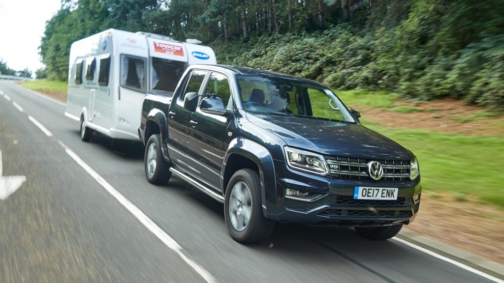 Even a caravan affects pickup towing limits