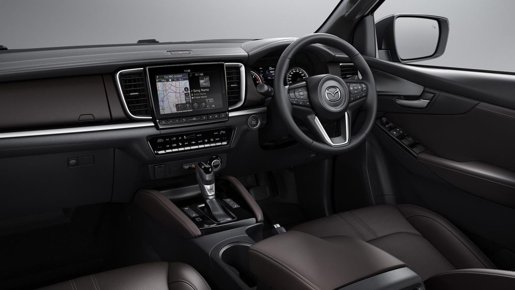 The new Mazda BT-50 interior