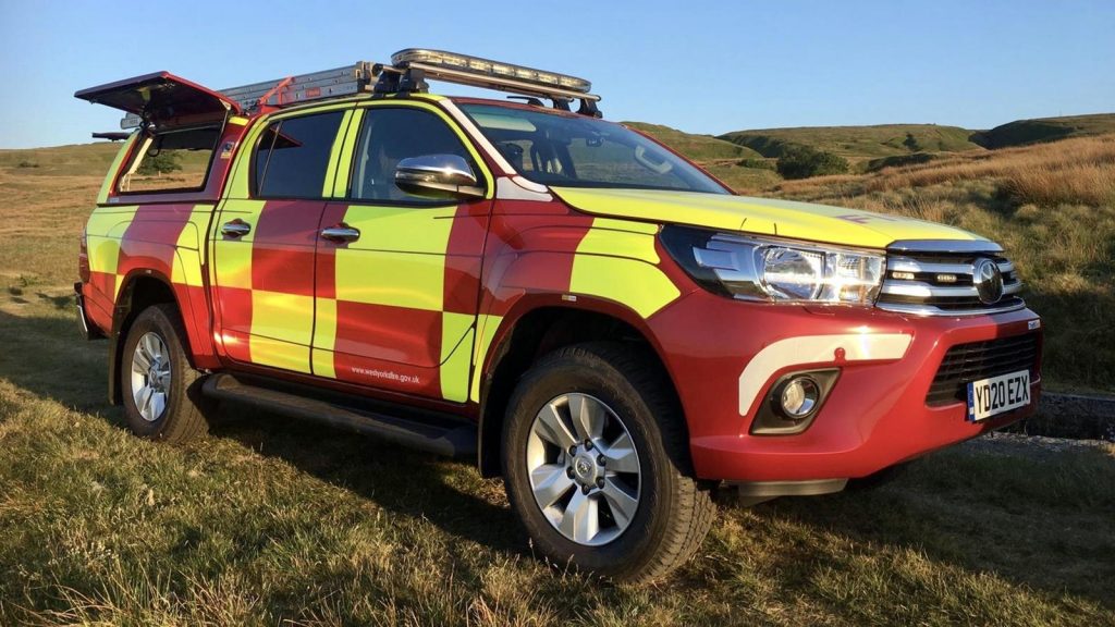 West Yorkshire Fire and Rescue Service Toyota Hilux