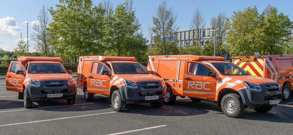 Isuzu D-Max RAC Heavy Duty Patrol Van Fleet