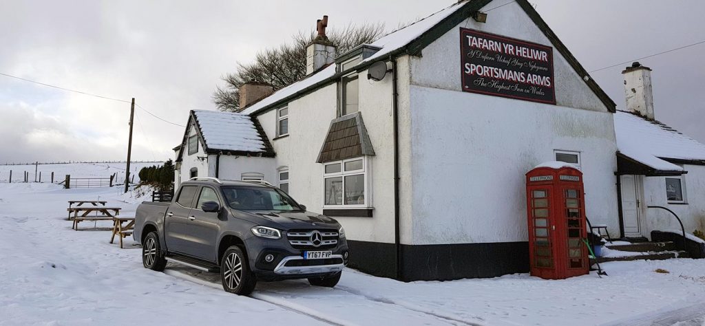 Mercedes-Benz X-Class at Sportsmans Arms