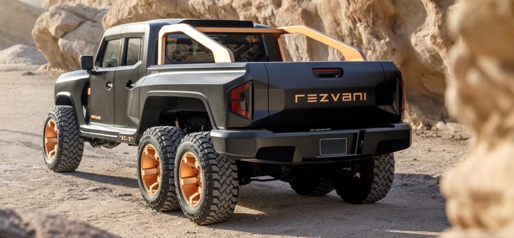 Rezvani Hercules 6x6 rear