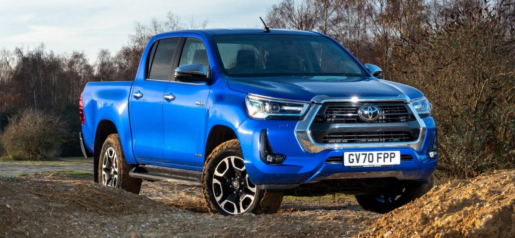 The Toyota Hilux is the second best-selling pickup truck in the UK