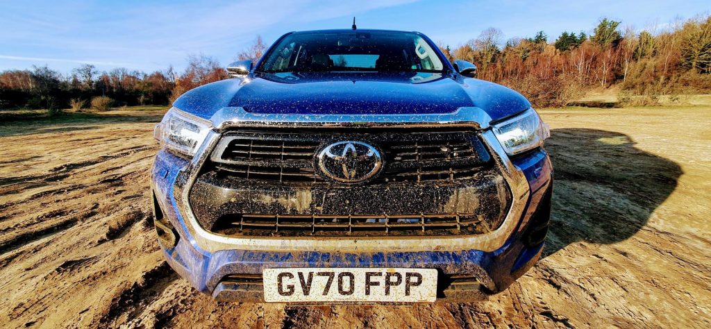 The revised nose of the new Toyota Hilux