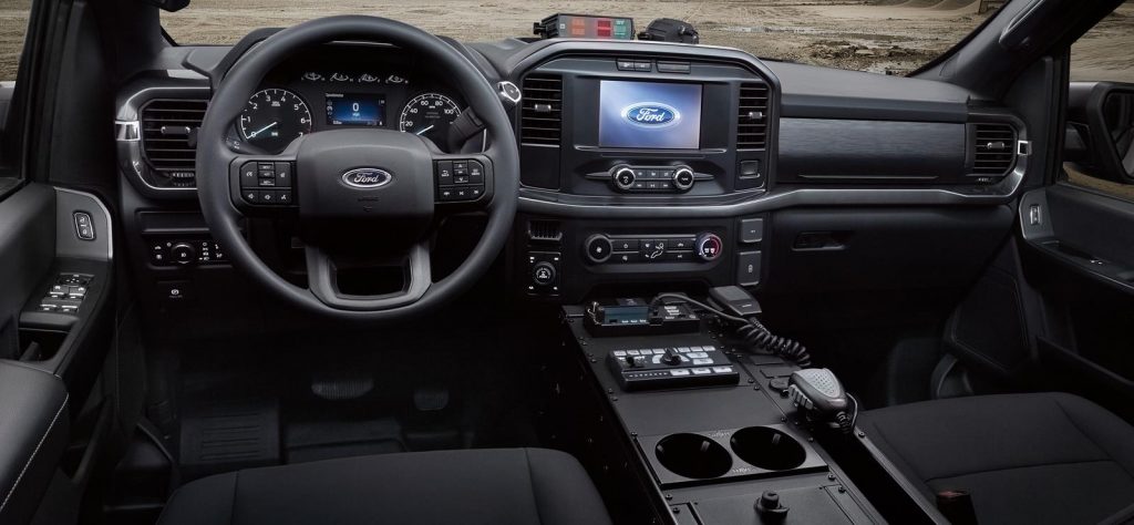 Ford F-150 Police Responder dashboard