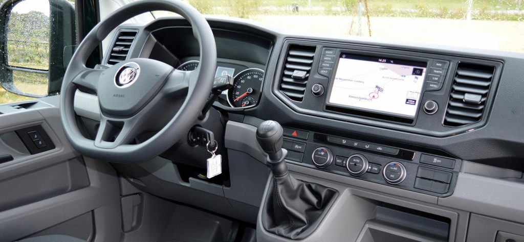 Volkswagen Crafter 4Motion cab interior