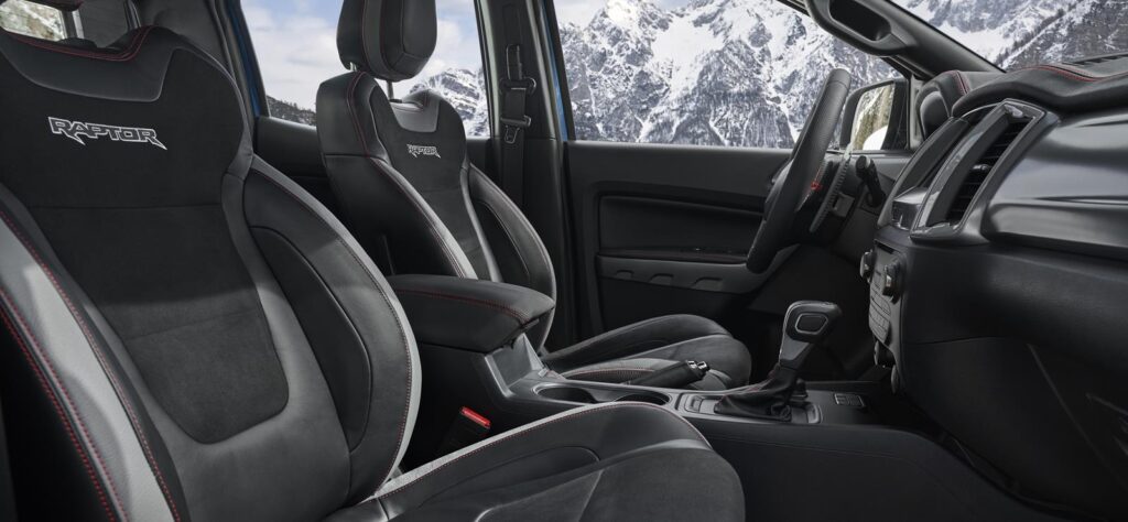 Ford Ranger Raptor Special Edition interior