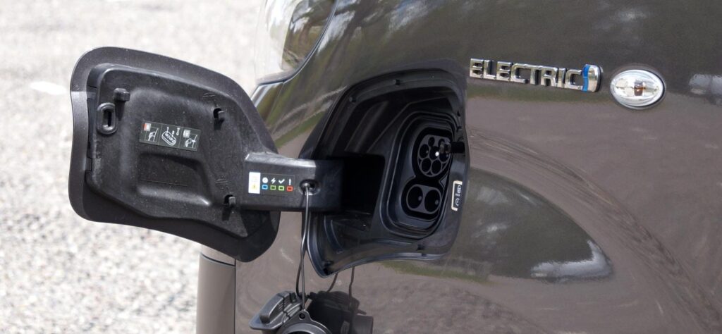 Toyota Proace Electric Review charge socket