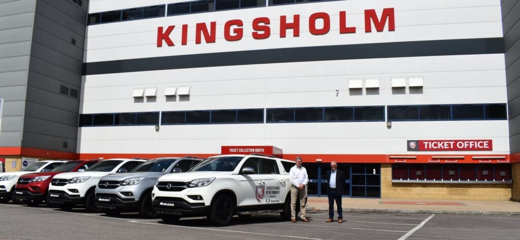 SsangYong Gloucester Rugby and Lance Bradley