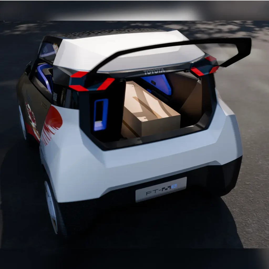 Toyota FT-Me boot cargo area