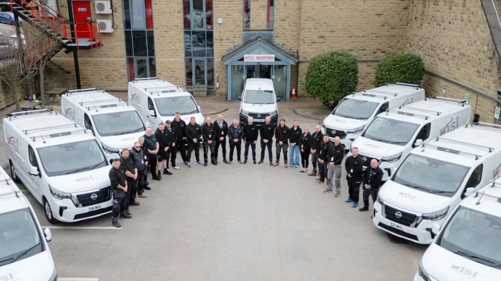 MSL fleet of Nissan Primastar vans
