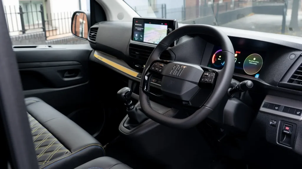 Fiat Scudo Onyx Crew Cab van interior