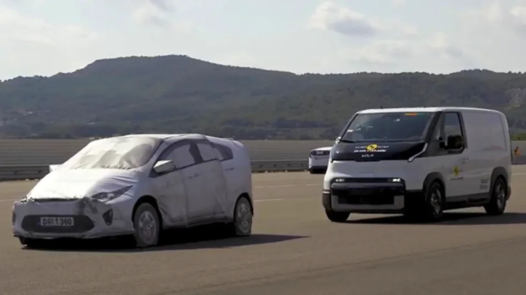 Kia PV5 Cargo Euro NCAP testing