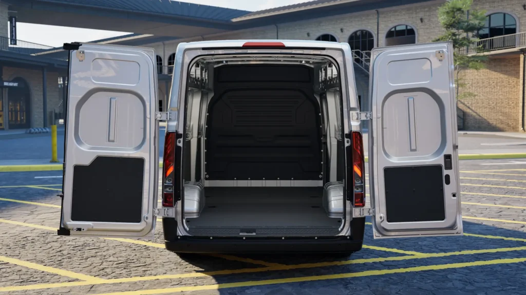 Ford Transit City electric van cargo area view