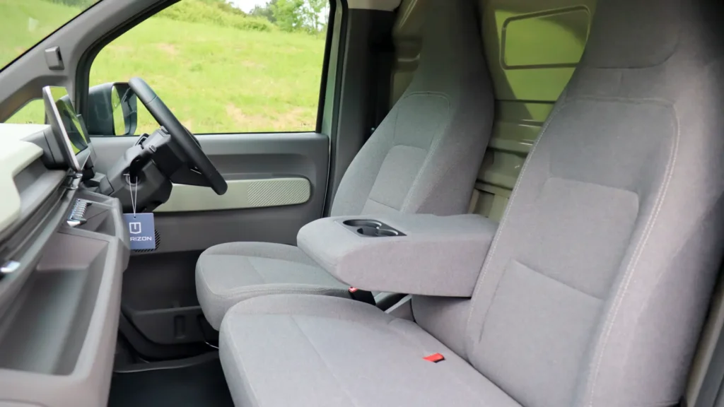 Farizon V7E electric van interior - first drive review