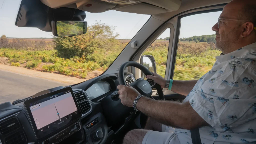 Iveco eSuperJolly with Phil Huff driving