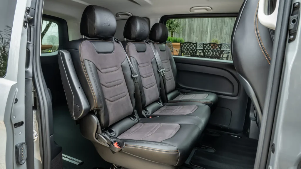 Mercedes Vito Sport-X Crew Van rear seats